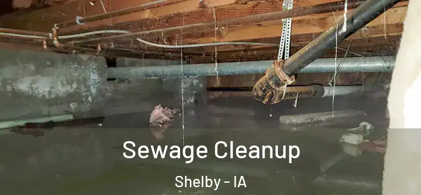 Sewage Cleanup Shelby - IA