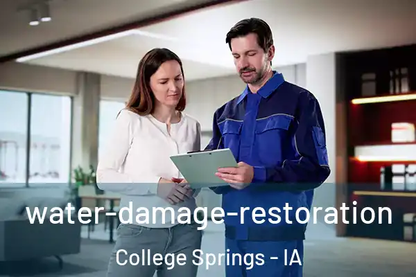 water-damage-restoration College Springs - IA